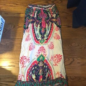 Colorful maxi skirt